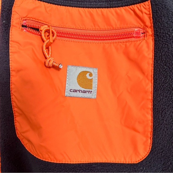 Carhartt Wip Prentis Vest Liner Men’s Large Blue Orange Work in Progress vest - Picture 4 of 8